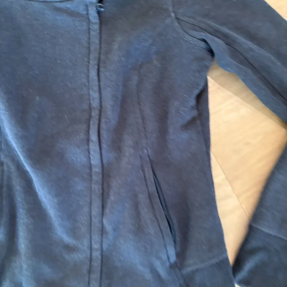 ** Lululemon karma collected funnel neck jacket in inkwell Navy Blue Size 8